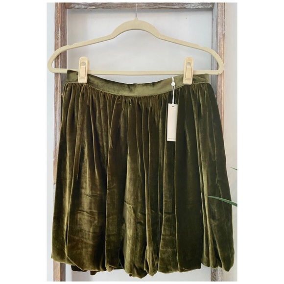 Rebecca Taylor Dresses & Skirts - Rebecca Taylor • Velvet Skirt • “Military” • Size 8